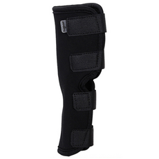 小狗後腿膝關節護罩, 黑色的