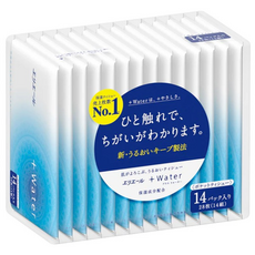 에리에르 플러스워터 포켓 보습 미용티슈 휴대용, 14개, 14매