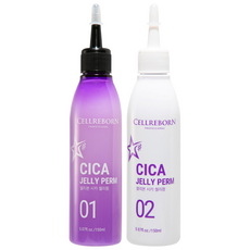 셀리본 시카 젤리펌 (무알칼리펌)/ 웨이브펌 앞머리펌 셀프펌 단백질펌 시스테인 1제 150ml + 2제 150ml, 1개