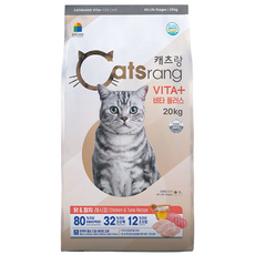 캐츠랑 고양이 비타플러스 기능성 사료, 닭, 20kg, 1개