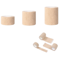 스포츠 근육테이프 압박 탄력 밴드 자가점착테이프, 3개, 스킨