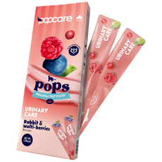 팝케어 팝스 유리너리 저지방 고양이 주식캔 습식 파우치 무스, 5개, 45g, 닭