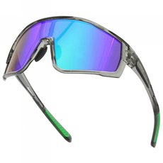 남녀공용 편광 광변색 스포츠선글라스 UV400 전자외선 차단 운전낚시사이클링등산 전용, 1박스, 에메랄드 크리스탈