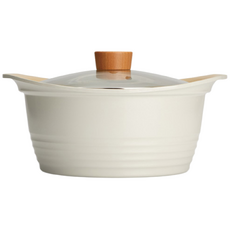 키친아트 IH 베이직 세라믹 냄비 인덕션, 양수냄비 24cm, 1개