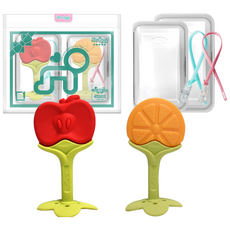 앙쥬 과일치발기(집게+케이스), 오렌지+사과