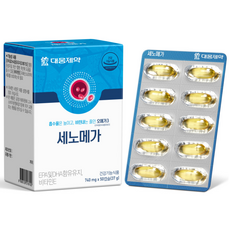 Daewoong 大熊製藥 SENOMEGA Omega-3魚油膠囊, 50顆, 1盒