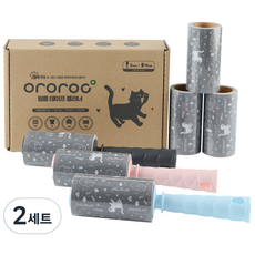 ororoc 寵物護理薄膜膠帶清潔器手柄 3入 + 補充包 6入, 2套