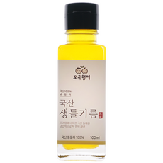 오곡형제 냉압착 국산 생들기름, 1개, 100ml