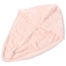 麻花捲乾髪巾, 粉紅色, 1個