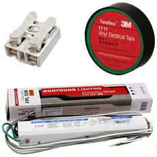 두영 KS 전자식 안정기 추가구성 전원커넥터 2구용, 1개