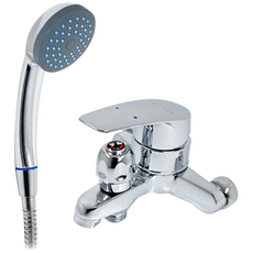 국산 벽붙이 샤워수전 욕실수전, 1개