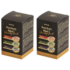 바잇미 강아지 포켓밀 영양간식 버라이어티팩, 혼합맛(닭고기/오리고기/연어), 180g, 2세트