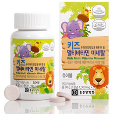 종근당건강 키즈 멀티비타민 미네랄, 60정, 1개