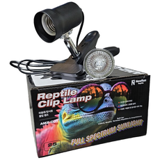 NRC 심플한 파충류집게소켓 C01 UVB UVA램프포함, 1개