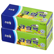 크린백 (미니) 17x25cm 100매, 2개