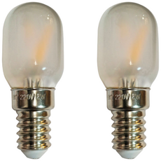 일광 LED T25 2W E14 전구색 노란빛 냉장고전구 장식전구 피그미 램프 2개