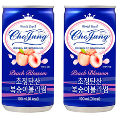 초정탄산 복숭아블라썸, 190ml, 30개
