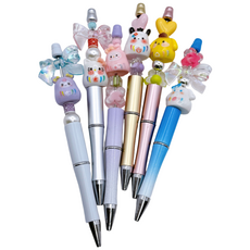 볼펜 꾸미기 6개 FULL SET 캐릭터 비즈 동대문 볼꾸 DIY, 1세트, 볼펜꾸미기 6종 FULLSET