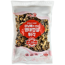 명식품본사 명태껍질튀각 [중포장] 500g 1+1 2개