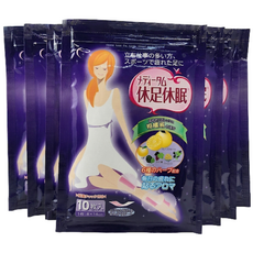 휴족 휴면 10매입 다리 붓기 쿨링 시트 휴식 시간 종아리 부종 다리 파스 발바닥 패치 다리 릴렉스 군인선물 여행필수템, 10매, 7개