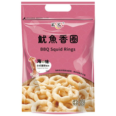 KAKA 魷魚香圈 台式鹽酥風味, 1個, 80g