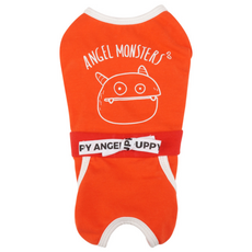 PUPPY ANGEL Angel Monster 狗狗無袖運動連身衣 OR343, #357 Orange
