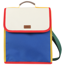 nordico 拼色後背包, 藍色 黃色