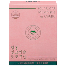 영롱 밀크씨슬 코큐텐, 1개, 30정