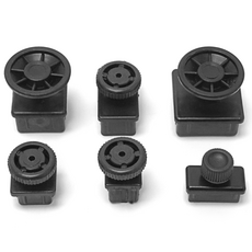 사각 파이프 조절발 PVC 높이조절발 10개, 조절발 사각 25x25 / 10개, 조절발 사각 25x25
