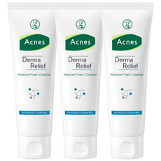 아크네스 더마릴리프 모이스처 폼 클렌저, 125ml, 3개