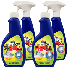 포프랑 뿌리는 거품락스 욕실청소용 스프레이 세트 총 2400ml (안전캡+스프레이) 4병, 4개, 2.4L