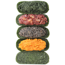 상상방앗간 무설탕 숙성반죽 제주 해풍 쑥 떡 모듬 식사대용 간식 고급개별포장, 10개, 50g