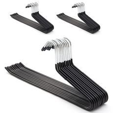 메르카 논슬립 바지걸이, 30개, 블랙