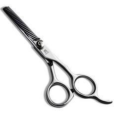 시즈카 헤어 틴닝 미용 숱 가위, 1개, 실버