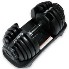 핏분 무게조절 덤벨 + 전용 거치대, 24kg, 1세트