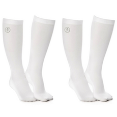 까스텔바작 여성용 논슬립 쿠션 트윙클 니삭스 2켤레 묶음 CSW-140, 화이트, 2세트