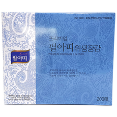 프리미엄 필아띠 위생장갑 200매 1개, 200, 본상품선택