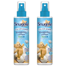 스너글 포근한 섬유탈취제 허거블 코튼 본품, 150ml, 2개
