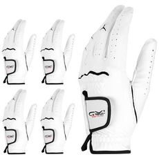지브이투어 베이직 합피 남성 골프장갑 왼손5장 - JIN, 사이즈:26호-왼손5장