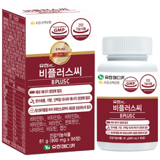 유한 비플러스씨 비타민B 비타민C 비컴플렉스 활력비타민 피로회복, 90정, 1개