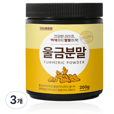백세팔팔 울금분말, 200g, 3개
