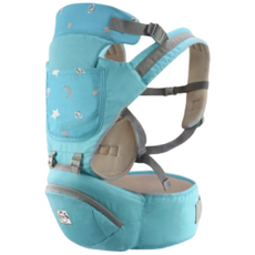 온아이 프리미엄 올인원 힙시트 아기띠, 블루