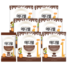 Mediwell 綜合維他命含鈣鋅粉包 巧克力口味 10包入, 210g, 6盒