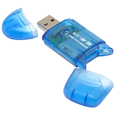 SD SDHC 메모리 카드 전용 리더기 USB2.0, 1개