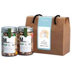 Basic Medium 2개 set 믹스넛 견과류 답례품, 1세트