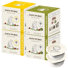 앨리스 과일 퓨레 4박스 골라담기, 8개, 100g, 혼합맛(고구마2박스/단호박2박스)