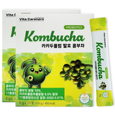 비타케어너스 카카두플럼 발효 콤부차 1+1 5g 60스틱, 2개