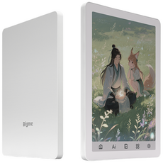 Bigme빅미 B6 전자책 리더 6인치 전자잉크 전자책 36단계 전면 조명 4+64GB 안드로이드 14 OS 내장 구글 플레이 전자책 리더 태블릿, white, 1개, Bigme B6