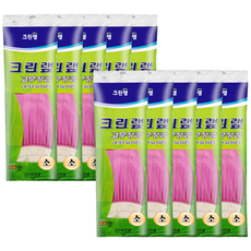 크린랲 고무장갑 S, 핑크, 소(S), 10개