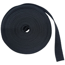 국산 에코백 웨빙 스트랩 가방 끈 부자재 블랙 25mm